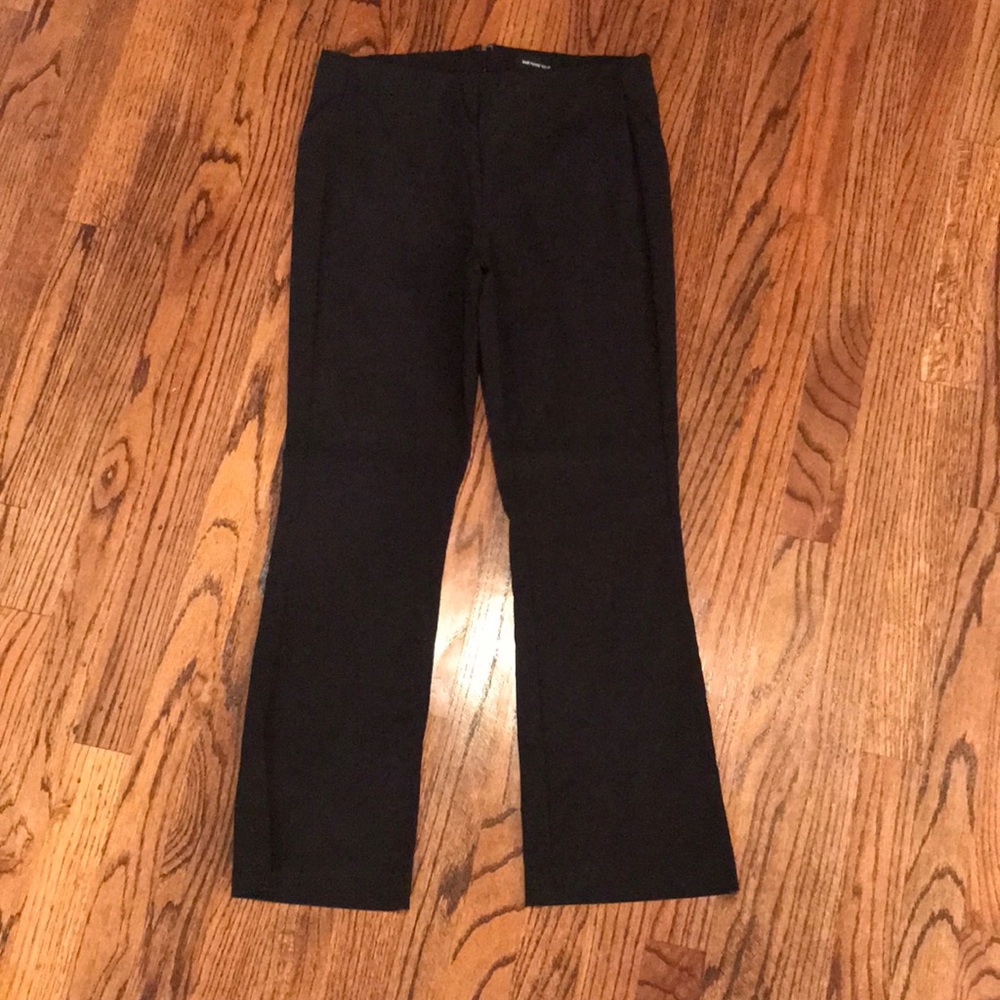 Who What Wear Black Cropped Flare Trousers